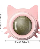 Catnip Balls Funny Lickable Cat Snack Catnip Pink - IHavePaws