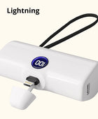 Liboer LM01 Mini Power Bank White Lightning / 5000mAh - IHavePaws
