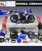 Maisto Assembly Version 1:12 Honda CBR600RR Alloy Racing Motorcycle Model Diecasts Metal Toy Street Motorcycle Model Kids Gifts Blue - IHavePaws