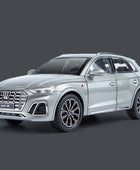 1:24 AUDI Q5 SUV Alloy Car Model Diecast & Toy Vehicles Metal Car Model High Simulation Sound and Light Collection Kids Toy Gift Grey - IHavePaws