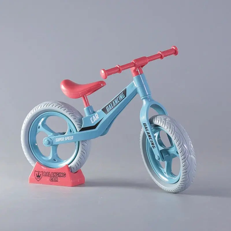 New Assembling Bicycle Toys For Children and Babies Sliding Bicycle Decoration Models Puzzle Assembly Mini Balance Bike Gifts