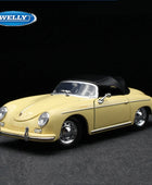 Welly 1:24 Porsche 356A Speedster Alloy Sports Car Model Diecast Metal Classic Car Vehicles Model High Simulation Kids Toys Gift - IHavePaws