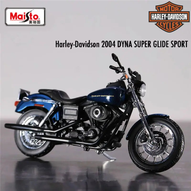 Maisto 1:12 2004 Harley Dyna Super Glide Sport Alloy Sports Motorcycle Model Diecast Metal Street Race Motorcycle Model Kid Gift