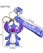 New Anime Disney Keychain Cartoon Mickey Mouse Minnie Lilo & Stitch Cute Doll Keyring Ornament Key Chain Pendant Kids Toys Gifts - ihavepaws.com