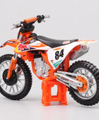Bburago 1:18 2018 KTM 450 SX-F 84 Factory Edition Alloy Racing Motorcycle Model Diecast Metal Model Collection Children Toy Gift
