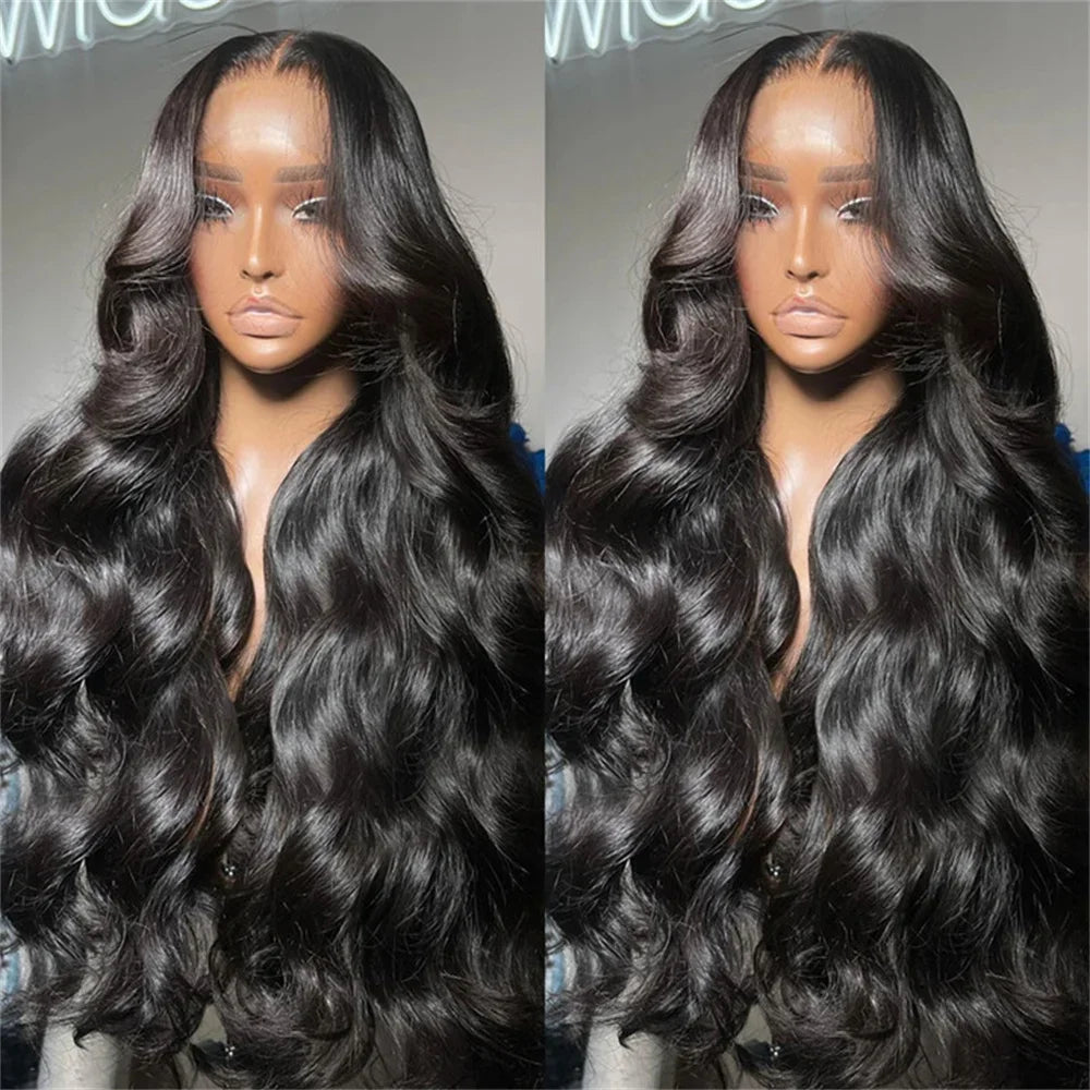 Transparent 13x4 13x6 Body Wave Lace Front Wig Pre Plucked 100% Brazilian Human Hair Wigs For Women 4X4 Lace Closure Wi