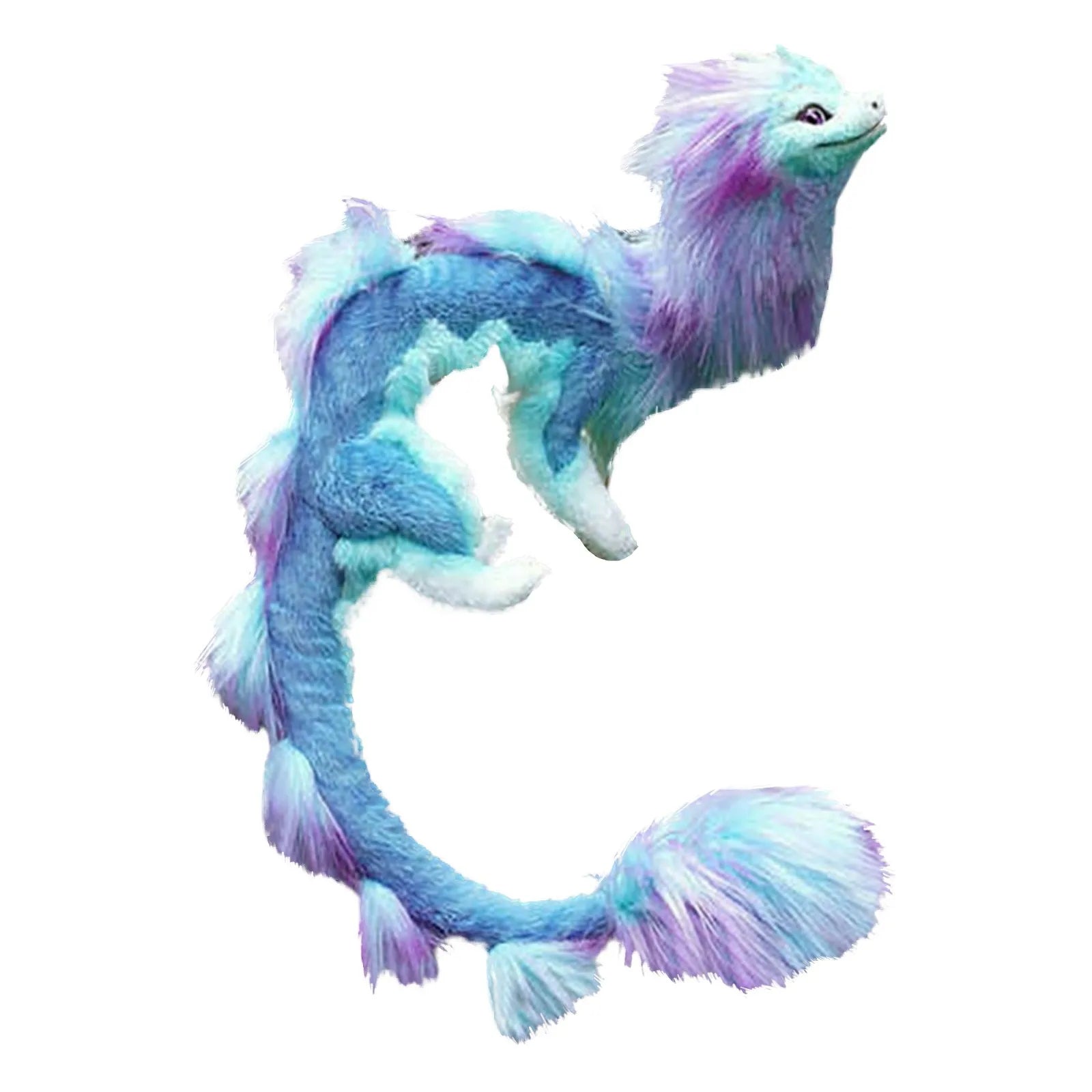 50cm Length Cartoon Animal Blue Dragon Figure Plush Cute Stuffed Doll Kids Toy Children Exquisite Birthday Gifts Home Decoration - IHavePaws