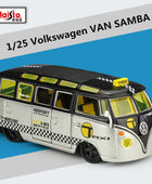 Maisto 1:25 Volkswagen VAN SAMBA Alloy BUS Car Model Diecast Metal Toy Travel Bus Car Model High Simulation Collection Kids Gift