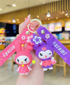Kawaii Sanrio Character My Melody Kuromi Versatile Bracelet Keychain Bag Charm Phone Lanyard Car Pendant - Ideal Gift for Women - ihavepaws.com