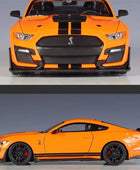 Maisto 1:24 Ford Mustang Shelby GT500 Alloy Sports Car Model Diecast Metal Racing Car Vehicle Model Simulation Children Toy Gift
