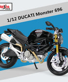 Maisto 1:12 Ducati Monster 696 Alloy Racing Motorcycle Model Diecast Metal Street Motorcycle Model Collection - IHavePaws