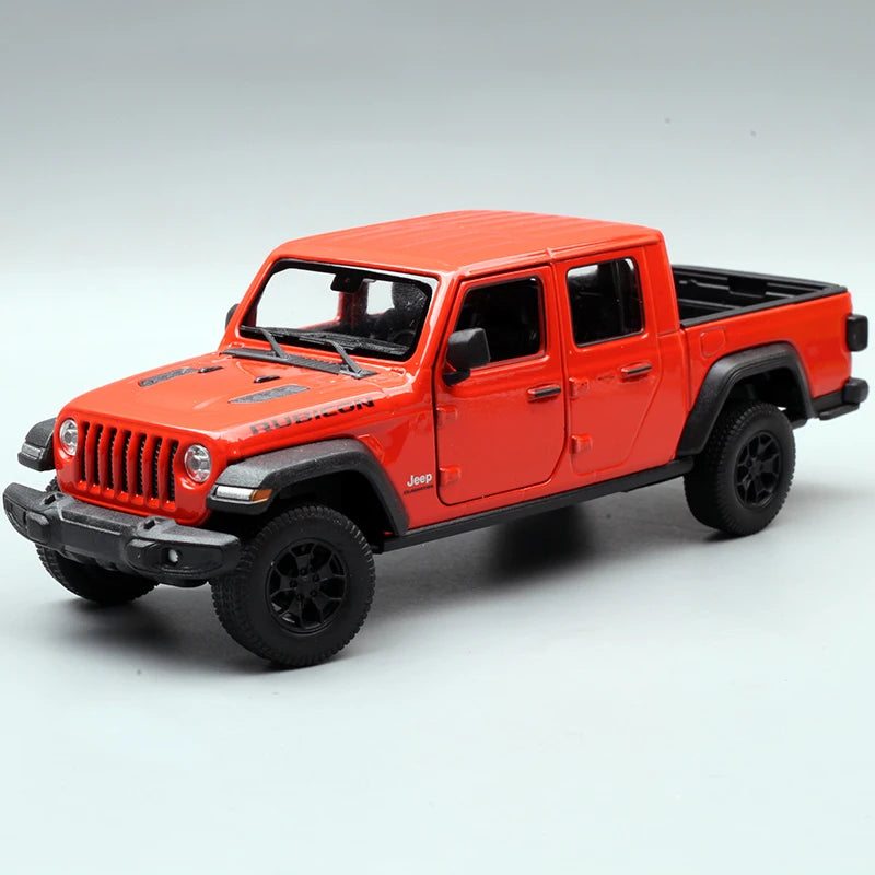 WELLY 1:27 Jeep Wrangler Rubicon Gladiator Alloy Pickup Car Model Diecasts Metal Off-Road Vehicles Car Model Childrens Toys Gift - IHavePaws