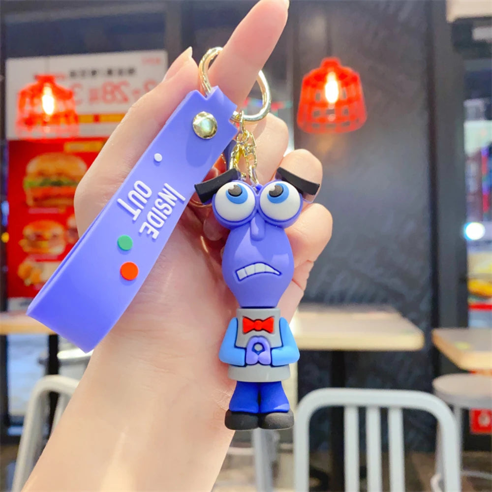 3D Anime Figures Doll Brain Agent Team INSIDE OUT Cartoon Keychain Car Keychain Ring Pendant Animation Action Figure Small Gift style 2 / CHINA - ihavepaws.com