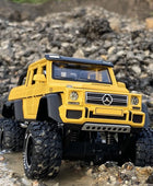 1:28 G63 G65 6*6 Big Tyre Alloy Pickup Car Model Diecast & Toy Metal Off-Road Vehicles Car Model High Simulation Yellow - IHavePaws