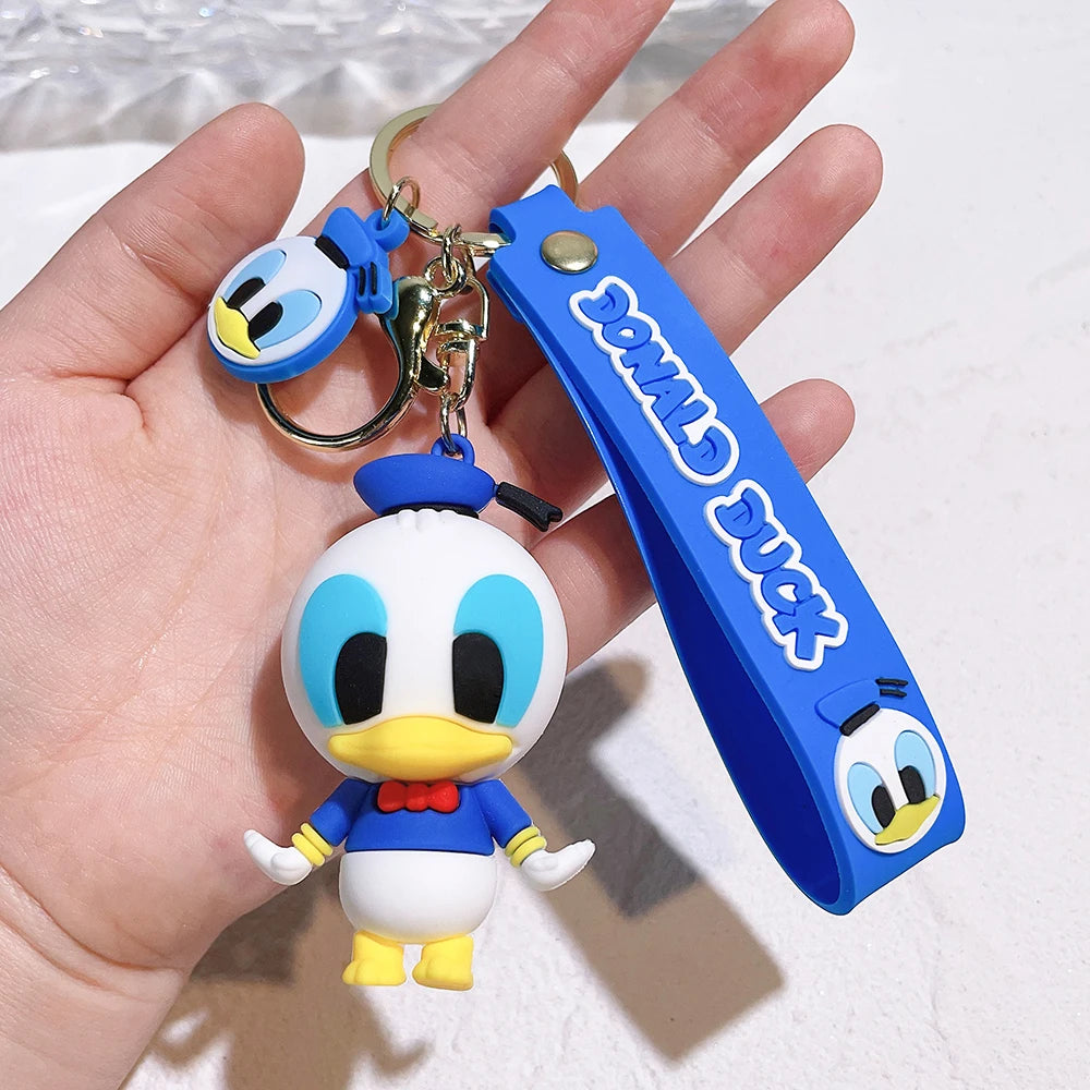 Anime Cartoon Mickey Mouse Minnie Figure Keychains Donald Duck Piglet Key Chain Model Kid Toy Kawaii Children Gift 7 - ihavepaws.com