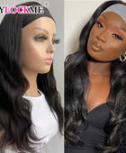 MYLOCKME Women's Headband Wig Human Hair Straight Glueless Brazilian Wigs For Black Women Remy Full Machine Made Fast Delivery