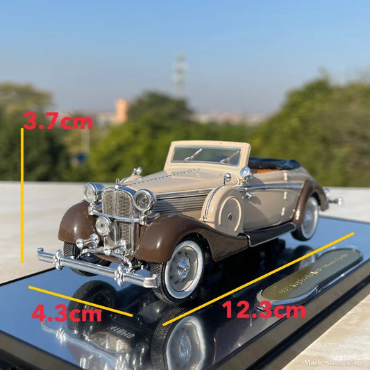 1/43 Classical Old Car Alloy Car Model Diecasts Metal Retro Vintage Car Vehicles Model High Simulation Collection Childrens Gift - IHavePaws