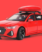 1/32 Audi RS6 Avant Alloy Station Wagon Car Model Diecast Metal Toy Vehicles Car Model Simulation Sound and Light Kids Toys Gift Red - IHavePaws