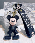 Anime Keychain Cartoon Minnie Mouse Mickey Stitch Cute Doll PVC Keyring Ornament Key Chain Car Pendant Kids Toys Gifts 1 - ihavepaws.com