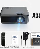 A30 Portable Projector LED Home Theater Projector A30-USPlug - IHavePaws