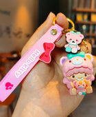 Sanrio Hello Kitty Keychain Cute Cartoon Melody Kuromi Cinnamoroll Doll Pendant Decoration Keyring Jewelry Girl&Child Gifts Toy KTM 39 - ihavepaws.com