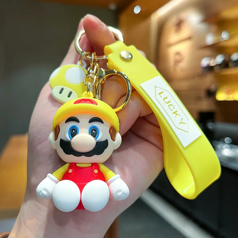Super Mario Brothers Keychain Classic Game Character Model Pendant Men's and Women's Car Keychain Ring Bookbag Accessories Toys 07 - ihavepaws.com