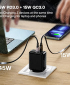 65W GaN Charger Quick Charge 3.0 Type C PD USB C Charger QC4.0 QC3.0 PPS Portable Fast Charger For iPhone 13 Pro Laptop Samsung