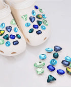 Shoe Charms for Crocs DIY Rhinestone Decoration Buckle for Croc Shoe Charm Accessories Kids Party Girls Gift B - IHavePaws