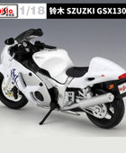 Maisto 1:18 SUZUKI Hayabusa GSX-1300R Alloy Racing Motorcycle Model Diecasts Metal Toy Street Sports Motorcycle Model Kids Gifts - IHavePaws