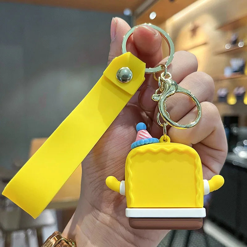 New Creative Funny SpongeBob SquarePants Keychain Cartoon Anime Patrick Star Keychain Jewelry Pendant Children's Toy Party Gift - ihavepaws.com