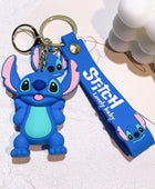 Anime Funny Stitch Keychain Cute Keychain PVC Pendant Men's and Women's Backpack Car Keychain Jewelry Accessories SDZ 19 - ihavepaws.com