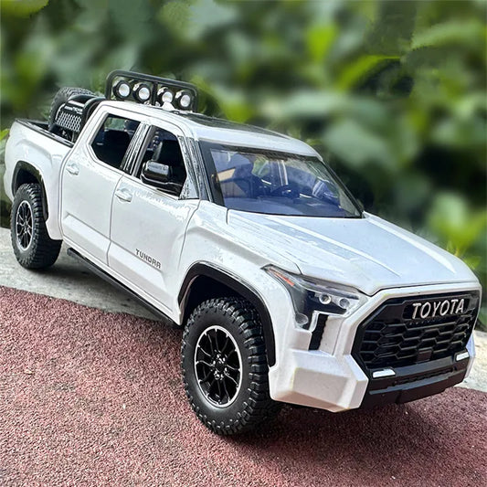 1/22 Tundra Pickup Alloy Car Model Diecast & Toy Metal Off-Road Vehicles Car Model Sound and Light Collection Childrens Toy Gift - ihavepaws.com