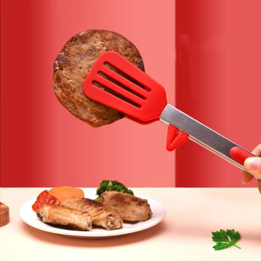 9-Inch Red Silicone Food Clip with Bracket - IHavePaws