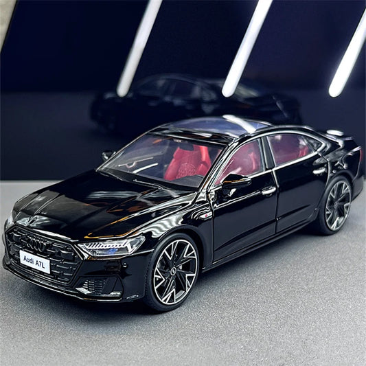 1:32 2022 AUDI A7 Alloy Car Model Diecast Metal Toy Vehicles Car Model High Simulation Sound and Light Collection Childrens Gift