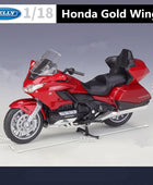 Welly 1:18 HONDA Gold Wing Alloy Cruising Motorcycle Model Simulation Diecasts Metal Touring Street Motorcycle Model Kids Gifts