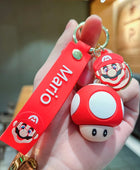 Super Mario Brothers Keychain Classic Game Character Model Pendant Men's and Women's Car Keychain Ring Bookbag Accessories Toys 10 - ihavepaws.com