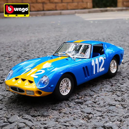 1:24 Ferrari 250 GTO Alloy Sports Car Model Diecasts Metal Toy Track Racing Vehicles Car Model Collection Simulation Kids Gifts
