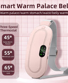 Portable Menstrual Heating Pad Warm Palace Waist Belt Period Cramp Massager Menstrual Heating Pad Dysmenorrhea Relieving Belt - IHavePaws