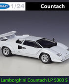 Welly 1:24 Lamborghini Countach LP5000s Alloy Sports Car Model Diecasts Metal Race Car Model Simulation Collection Kids Toy Gift White - IHavePaws