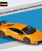 Bburago 1:24 Lamborghini Huracan Performante Alloy Sports Car Model Diecast Metal Racing Car Model Simulation Childrens Toy Gift Huracan - IHavePaws