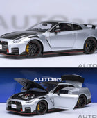 AUTOart 1:18 Nissan GT-R35 NISMO 2022 SPECIAL EDITION Sports car scale model SILVER 77503 - IHavePaws