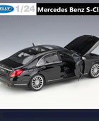 WELLY 1:24 Mercedes-Benz S-Class S500 Alloy Car Model High Simulation Diecast Metal Toy Vehicles Car Model Collection Kids Gifts - IHavePaws