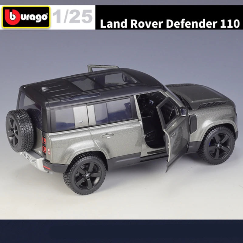 Bburago 1:24 Land Rover Defender 110 SUV Alloy Car Model Diecast Metal Off-road Vehicles Car Model Simulation Childrens Toy Gift - IHavePaws
