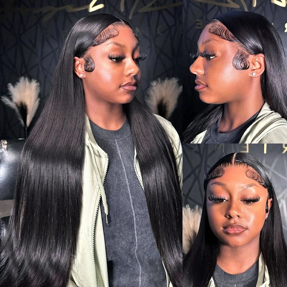 Straight Human Hair Lace Frontal Wig 13x4 13x6 Glueless Lace Frontal Wigs For Women 6x4 5x5 Redy To Go Glueless Wig Human Hair