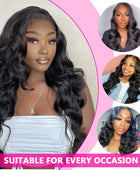 Body Wave 180% 6x4 5x5 Wear And Go Glueless Wig Human Hair Transparent Ready To Wear Lace Closure Wigs For Black Women