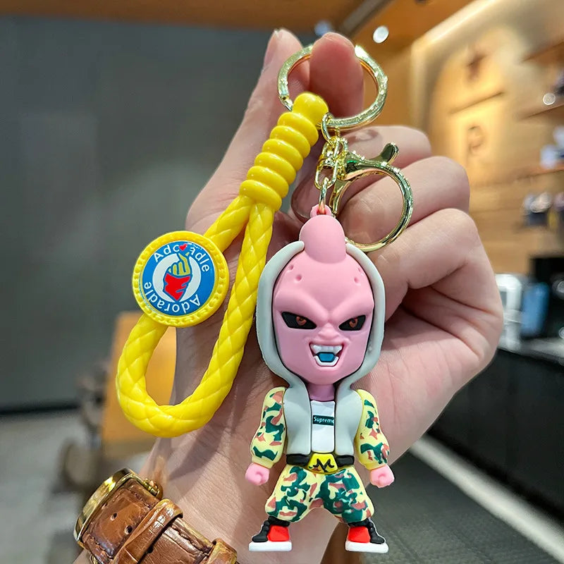 Cartoon Anime Dragon Ball Son Goku Keychain 3D Doll Saiyan Kakarotto Kame Sennin Male and Female Car Key Chain Pendant Gift Toys 05 - ihavepaws.com