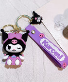 Sanrio Hello Kitty Keychain Cute Cartoon Melody Kuromi Cinnamoroll Doll Pendant Decoration Keyring Jewelry Girl&Child Gifts Toy KTM 3 - ihavepaws.com