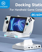 Hagibis ROG Ally/Steam Deck/Switch/OLED Dock 6 in 1 Universal Docking Station With 4K HDMI 2.5G RJ45 100W PD RGB Light USB C Hub - IHavePaws