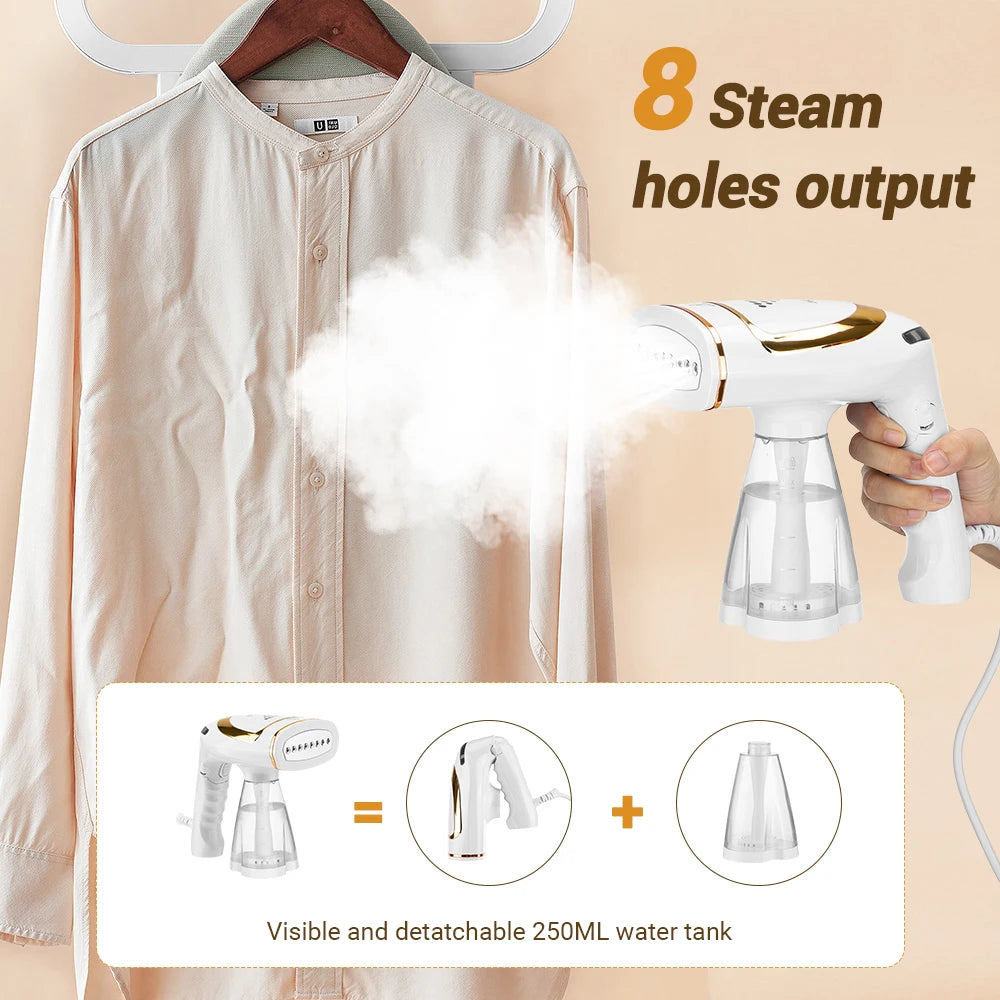 Handheld Foldable Steam Iron Garment Steamers - IHavePaws