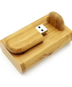 USB Flash Drive 128GB Memory Stick 2.0 Wooden Free Logo Personal Customized Pendrive 4GB 8GB 16GB 32GB 64GB Wedding Gift Carbonized With box / 4GB - IHavePaws